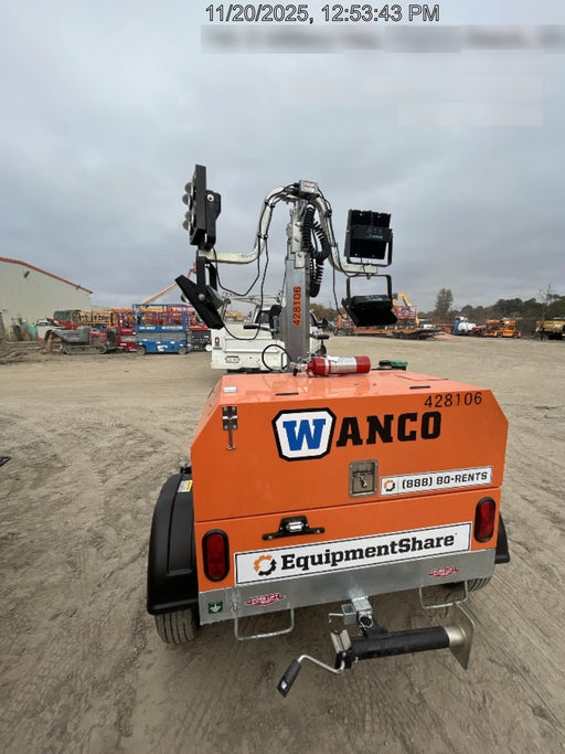 2024 Wanco WLTT-4MM4K Diesel, Deep Sea Controller, Shore Power Plug, Auto Start, (4) 350W LED Floodlights, 4kW Generator, 60 Gal Fuel Tank, 2" Ball, T3