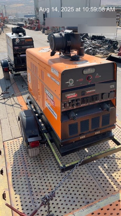 2021 Lincoln Electric Vantage 549X Ready Pak 3, ORANGE (includes trailer, cable rack, fender light kit)