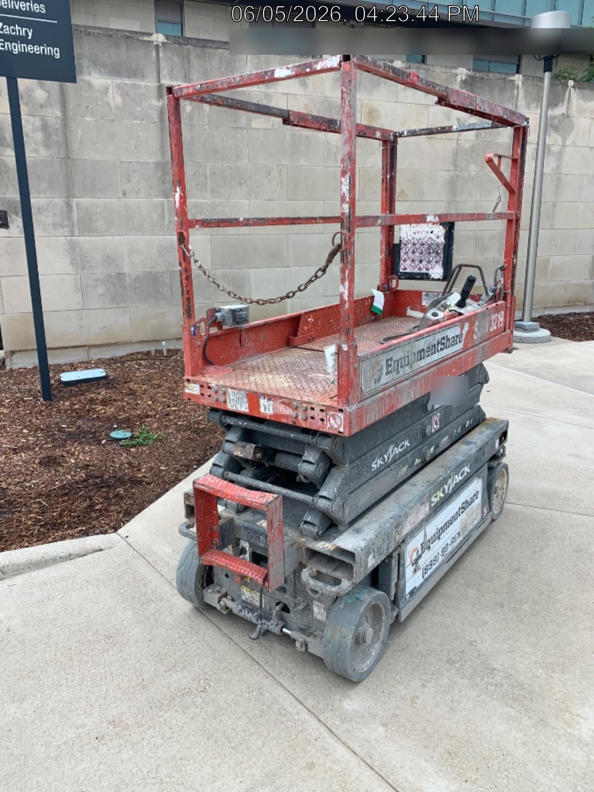 2019 Skyjack SJIII-3219 Standard Options, Trojan Batteries
