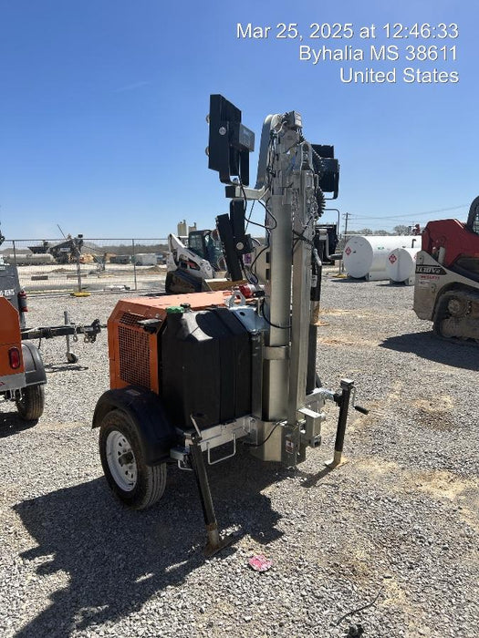 2025 Wanco WLTT-4MM4K Diesel, Mitsubishi L2E, 9.0HP @1800 rpm, Deep Sea Controller, Shore Power Plug, Auto Start, (4) 350W LED Floodlights, 4kW Generator, 60 Gal Fuel Tank, 2" Ball, T3