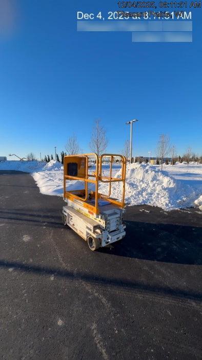 Custom Equipment HB-1430 Hy-Brid Scissor Lift
Platform capacity up to 670 lbs
Working height up to 20 ft
Weighs under 1,700 lbs
Non-marking wheels