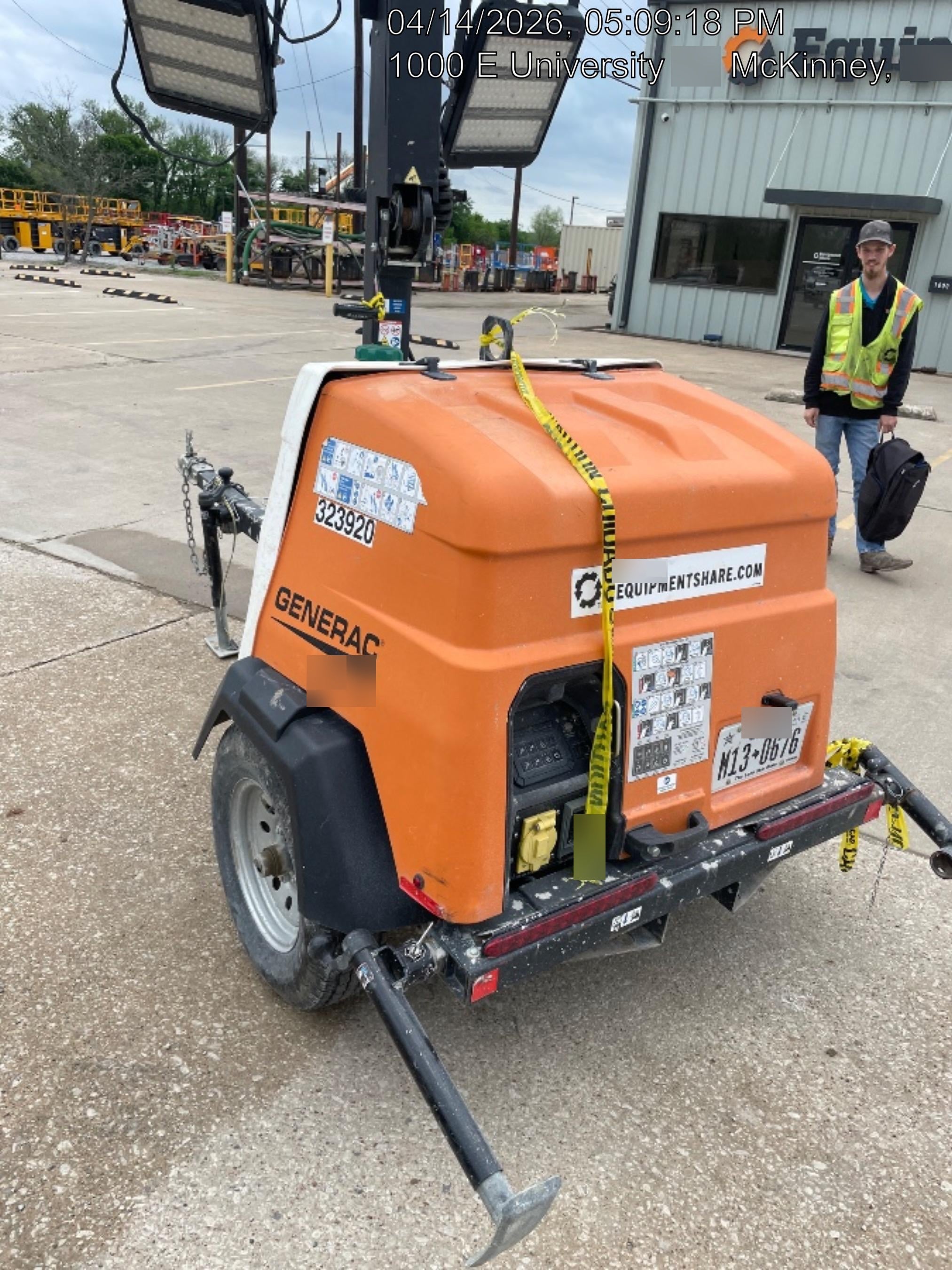 2023 Generac MLT2 Diesel, Flex Switch 120V Input, Powerzone Controller, (4) 320W LED Lights, 4kW Generator, 39.9 Gal Fuel Tank, 2" Ball, T3