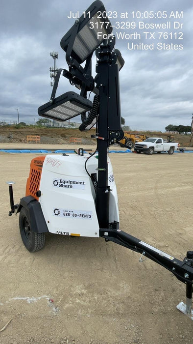 2023 Generac MLT2 Diesel, Flex Switch 120V Input, Powerzone Controller, (4) 320W LED Lights, 4kW Generator, 39.9 Gal Fuel Tank, 2" Ball, T3