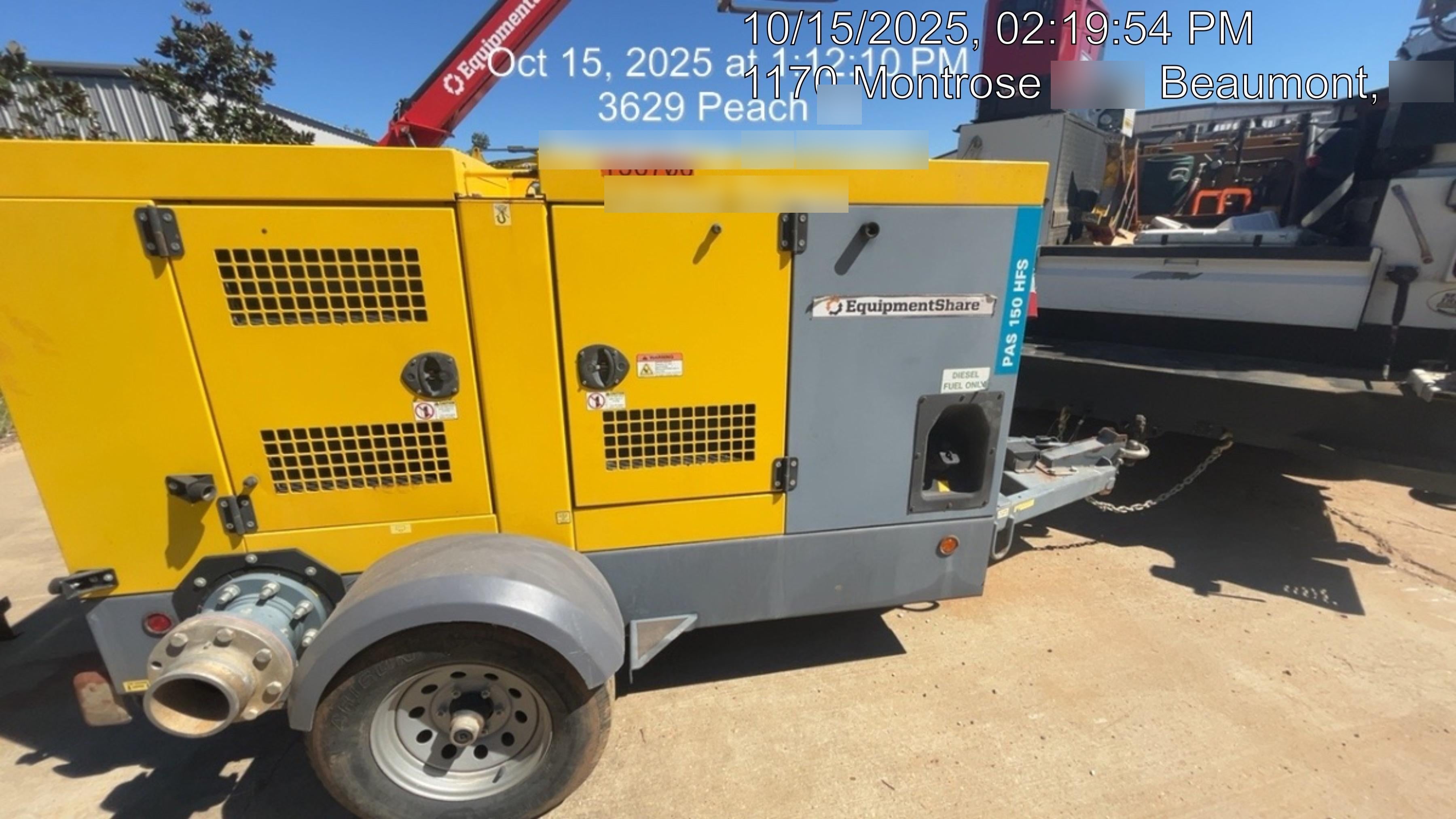 2021 ATLAS COPCO PAS 150 HF CS Enclosed