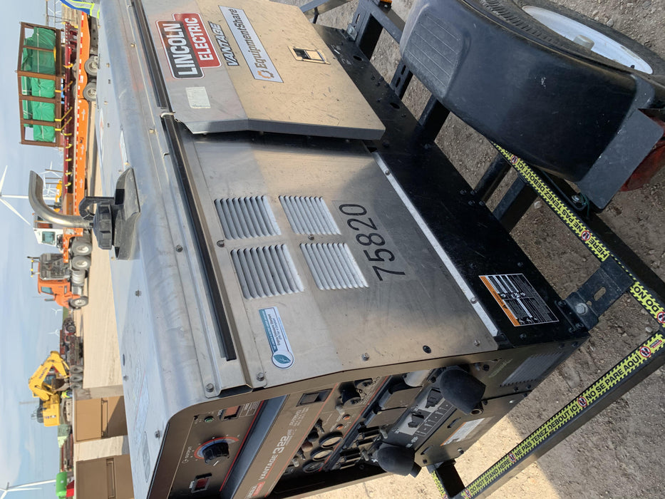 2020 Lincoln Electric Vantage 322 Welder Ready-Pak 3, w/ GPS & Decals (includes trailer, cable rack, fender light kit)