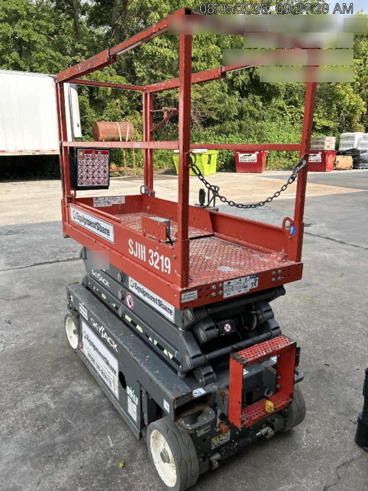 2019 Skyjack SJIII-3219 Standard w/Trojan Batteries