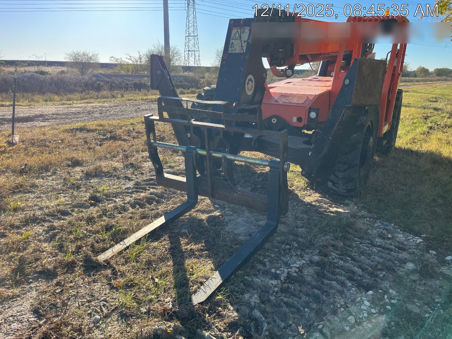 2018 Skytrak 10054 Skytrak 10054 10K Telehandler w/Open ROPS Solid Tires, LED Work Lights, Rotating Beacon, 60" Carriage/60" Forks