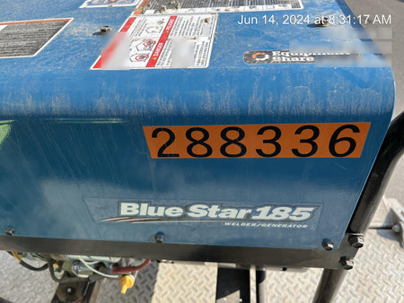 2023 Miller Electric Blue Star 185 Engine Driven Welder, Electric Start, 13 hp, Gas, 6,500 W Peak 907664