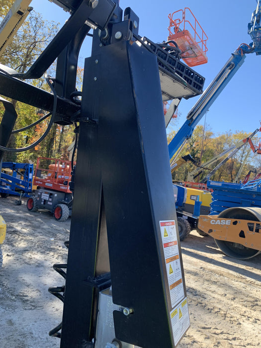 2021 Allmand NLV3GR (4) LED Light Fixture 350W, 23' Vertical Mast, 3kW Prime, Towable, Deep Sea L401, Leveling Jacks, Yanmar T4F 5.8hp