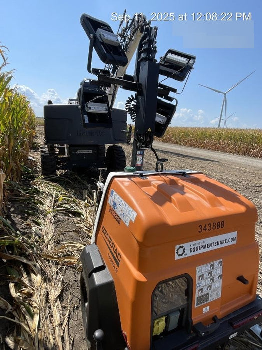 2023 Generac MLT2 Diesel, Flex Switch 120V Input, Powerzone Controller, (4) 320W LED Lights, 4kW Generator, 39.9 Gal Fuel Tank, 2" Ball, T3