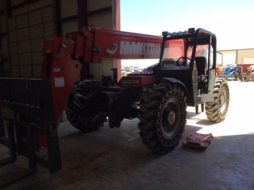2018 Manitou MTA10055 Manitou MTA 10055 w/Open ROPS, Work Lights/Strobe, Aux Hyd, Solid Tires, Lift Hook, 66" Carriage, 60" Forks