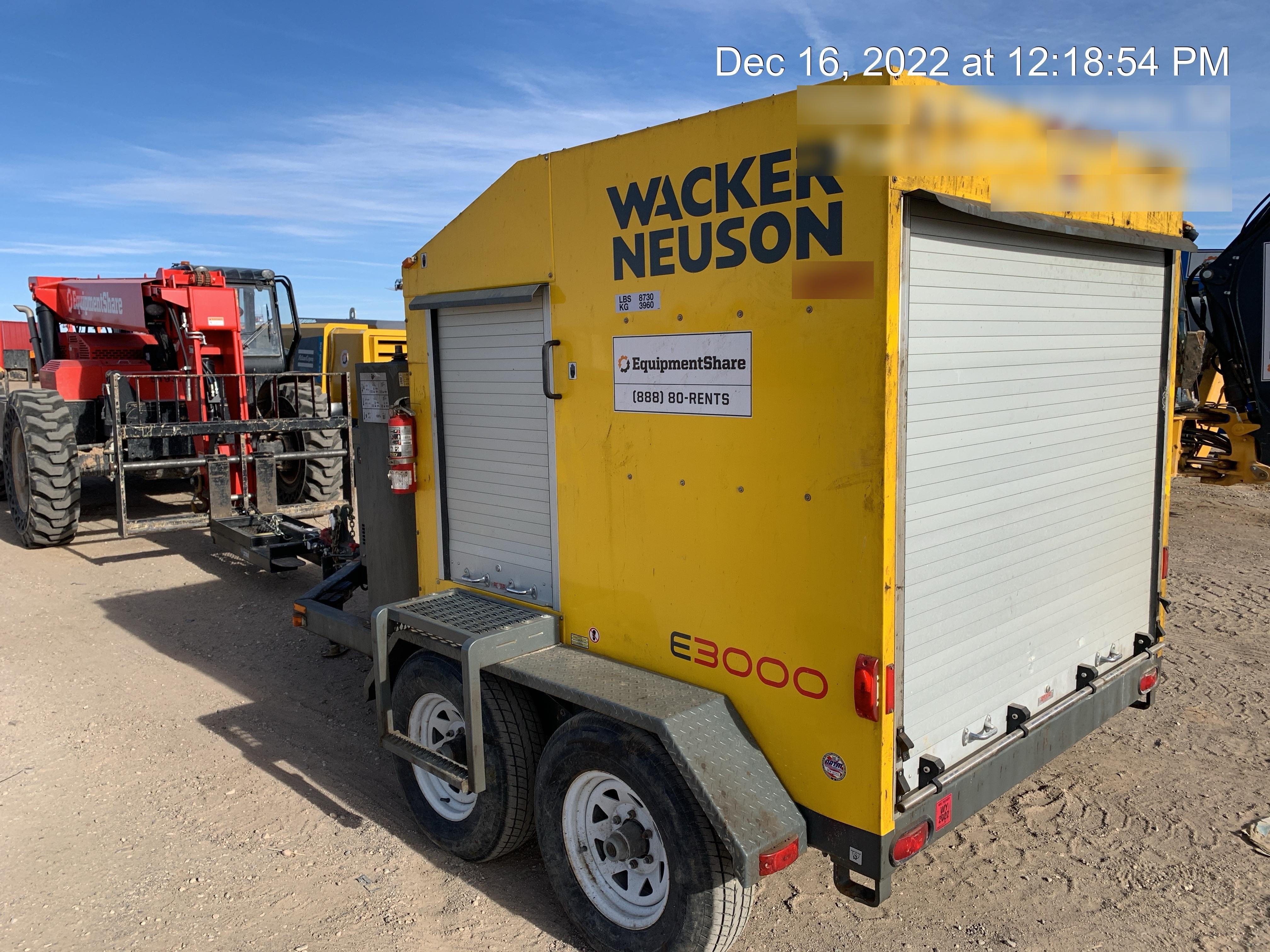 2019 WACKER NEUSON E3000