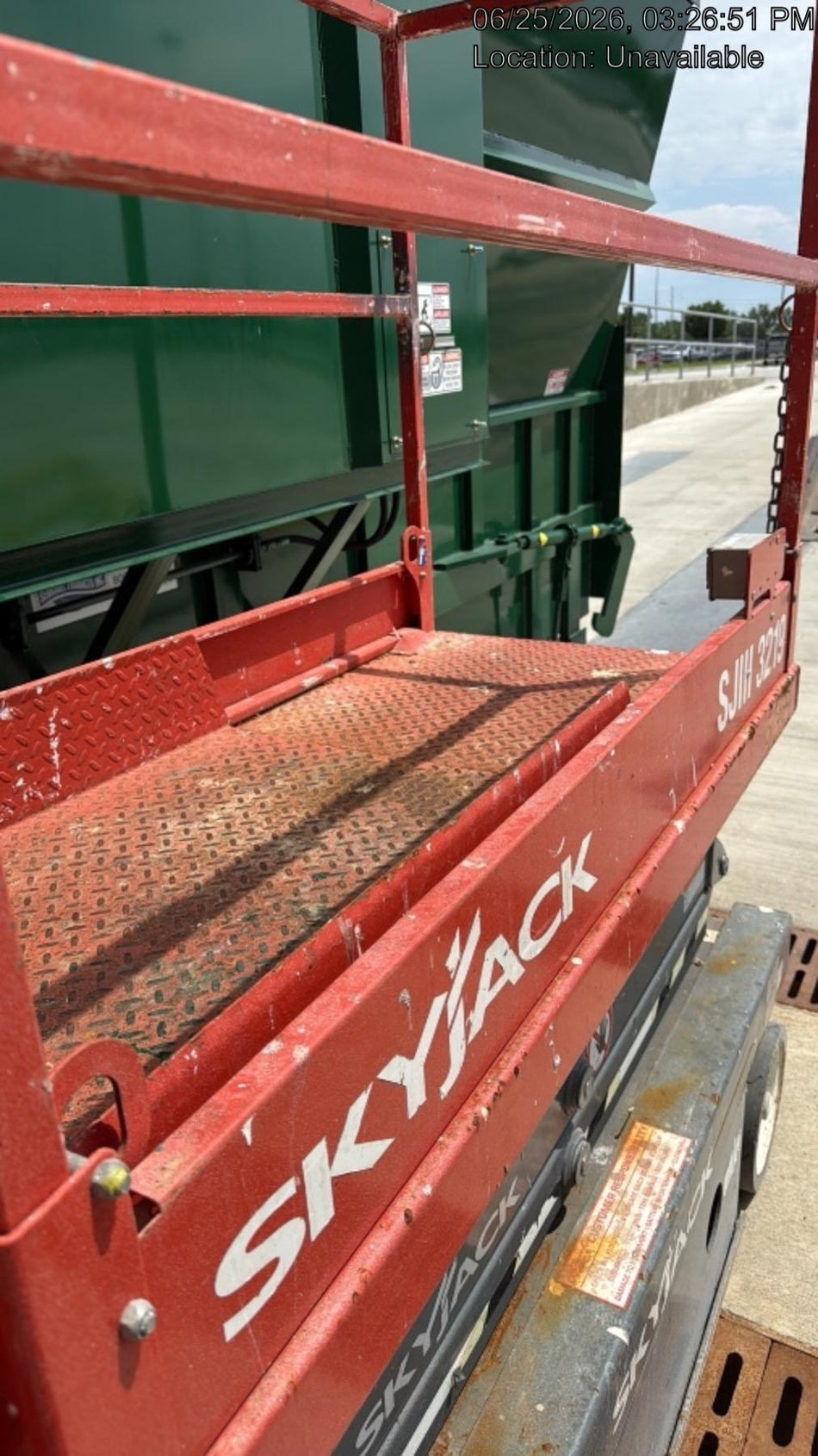 2018 Skyjack SJIII-3219 Standard Rental Specs