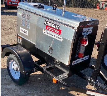 2024 Lincoln Electric LE400 Kubota V1505, Trlr, Cable Rack, Light Kit, ES Decals, T3