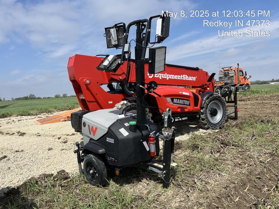 2024 Wacker Neuson LTT4 Diesel, Kohler KDW702, Deep Sea Controller, Auto Start, LED 320W, Bypass Outlet, T3