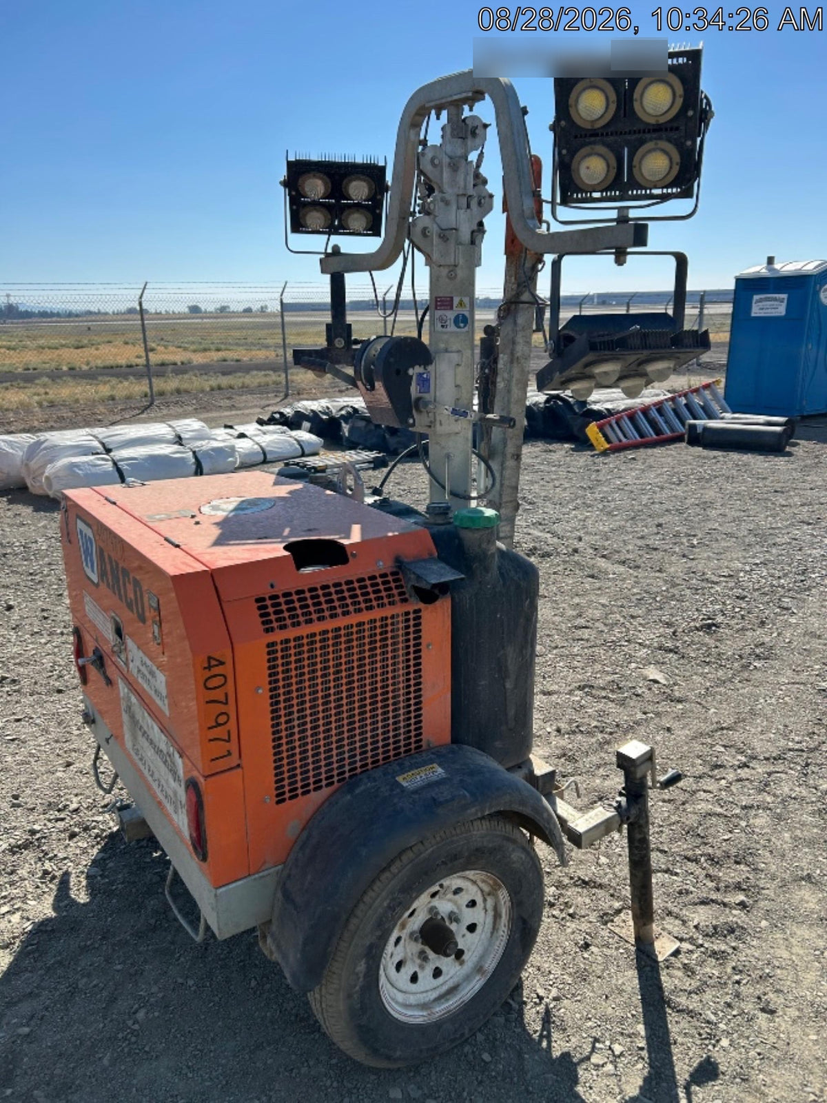 2024 Wanco WLTT-4MM4K Diesel, Deep Sea Controller, Shore Power Plug, Auto Start, (4) 350W LED Floodlights, 4kW Generator, 60 Gal Fuel Tank, 2" Ball, T3