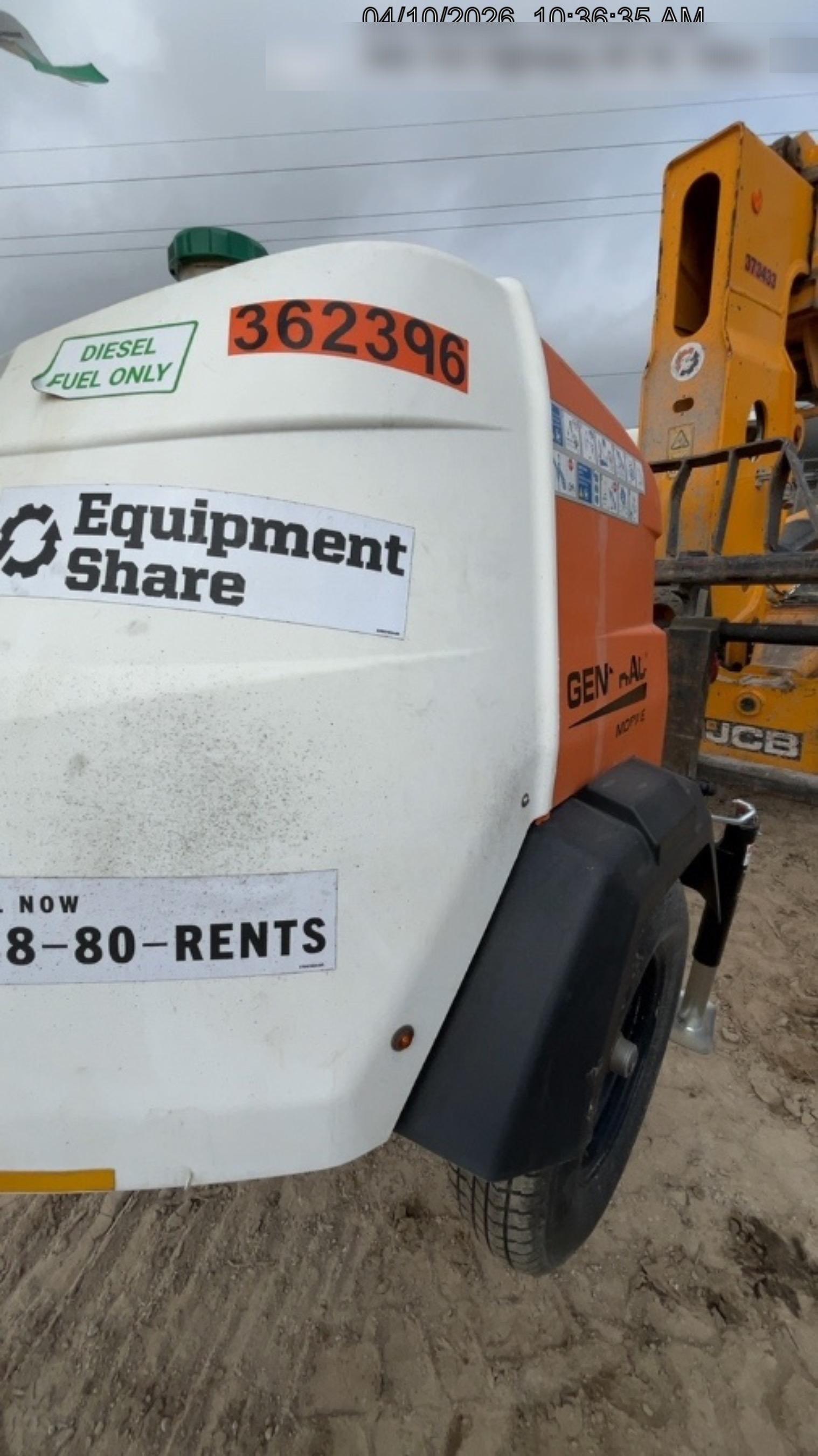 2023 Generac MLT2 Diesel, Flex Switch 120V Input, Powerzone Controller, 
(4) 320W LED Lights, 4kW Generator, 39.9 Gal Fuel Tank, 2" Ball, T3