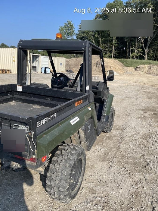 2021 Yanmar YU1000 Canopy, Steel Wheel, Poly WindShield, Beacon, Backup Alarm