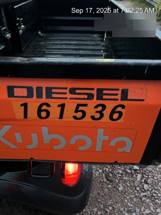 2021 Kubota RTV-X1140W-H Plastic Canopy, Windshield Acrylic Clear, LED Strobe Light, Wire Harness Kit, Back up Alarm