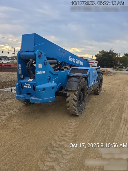 2018 Genie GTH-844 Genie GTH-844 w/ROPS, Work Lights, Solid Tires, RH Cab Mesh, Beacon, 60" Carriage and Forks