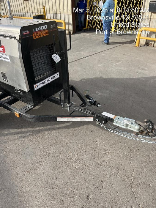 2025 Lincoln Electric LE400 Diesel, Kubota V1505, 22 HP, Trlr, Cable Rack, Light Kit, ES Decals, T3