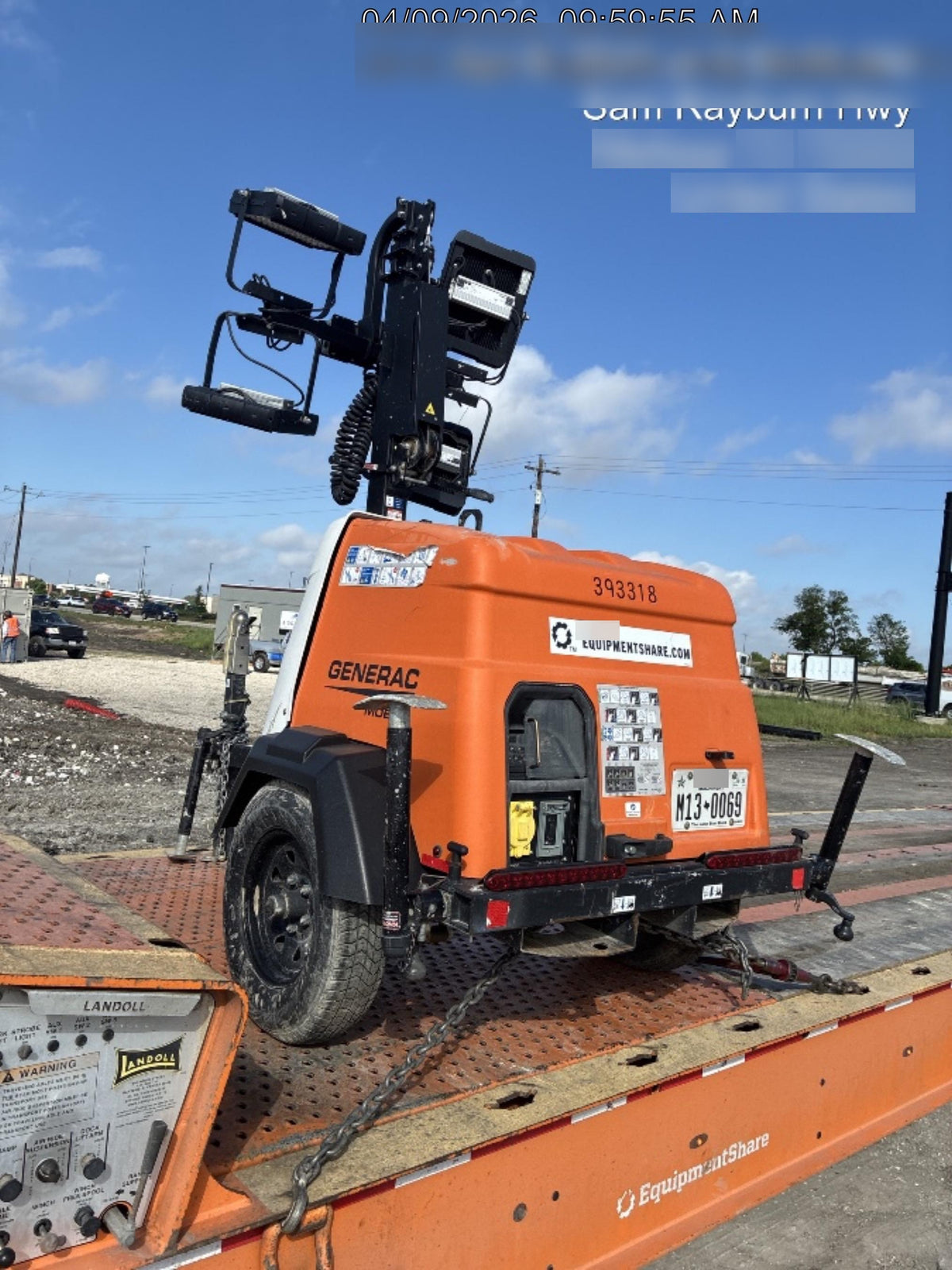 2024 Generac MLT2 Diesel, Flex Switch 120V Input, Powerzone Controller, 
(4) 320W LED Lights, 4kW Generator, 39.9 Gal Fuel Tank, 2" Ball, T3