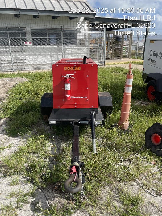 2024 Shindaiwa DGW400DML Kubota D902 Engine, 23 HP, Dual Op Welder, Wire, Arc, Droop Stick, Tig, and CC Stick Functionality, Simulphase, 3 Phase and 1 Phase Gen Output, Single Axle NB Trlr, Slr Trckl Chrg 12V 12W, Fire Ext, T3