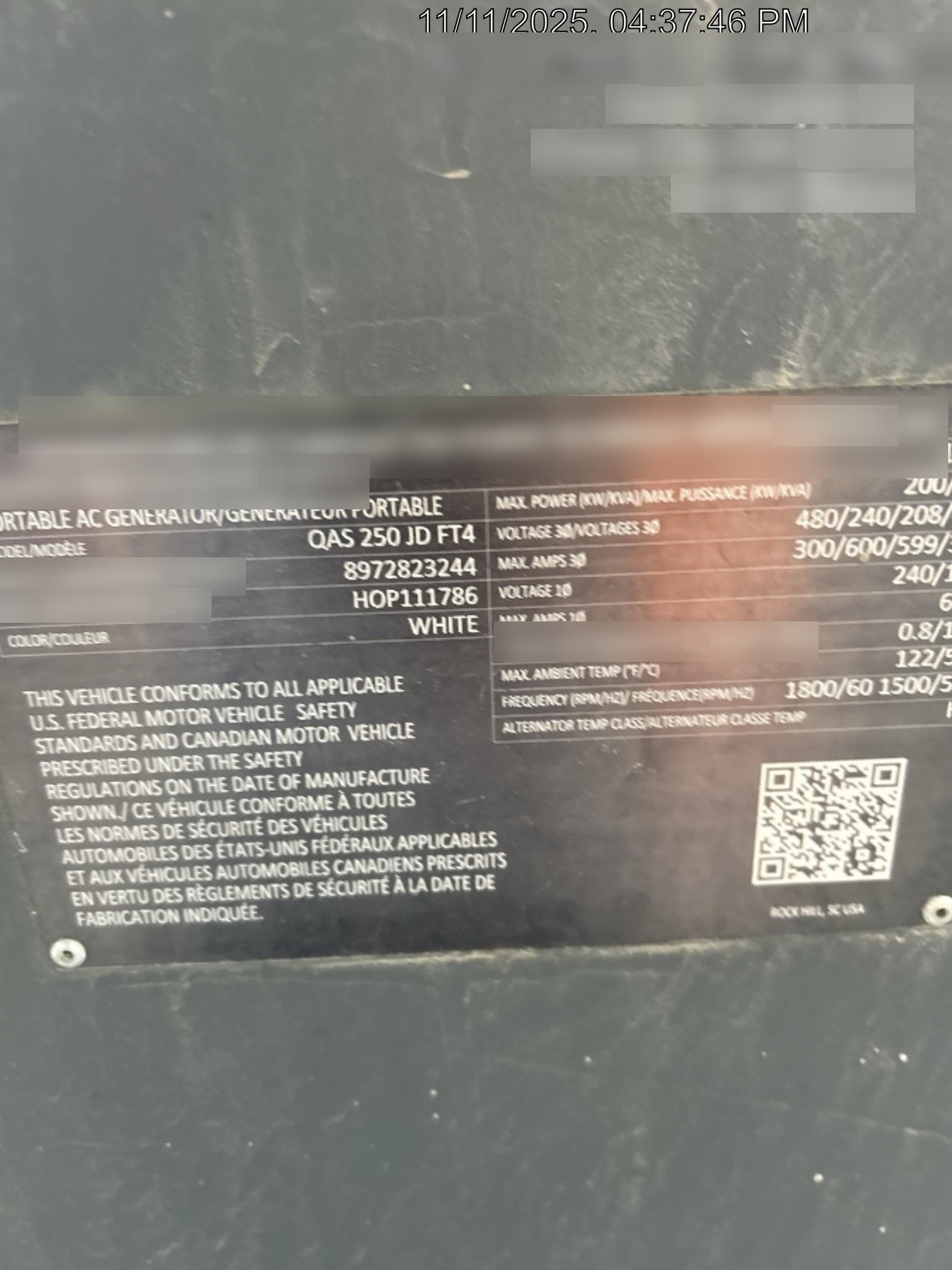 2021 ATLAS COPCO QAS250