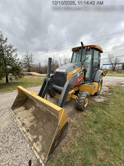 2020 John Deere 310LEP Cab/Heat/Air, 4WD, Standard Stick, Pilot Controls, 2 Way Hydraulics, TAG Manual QC