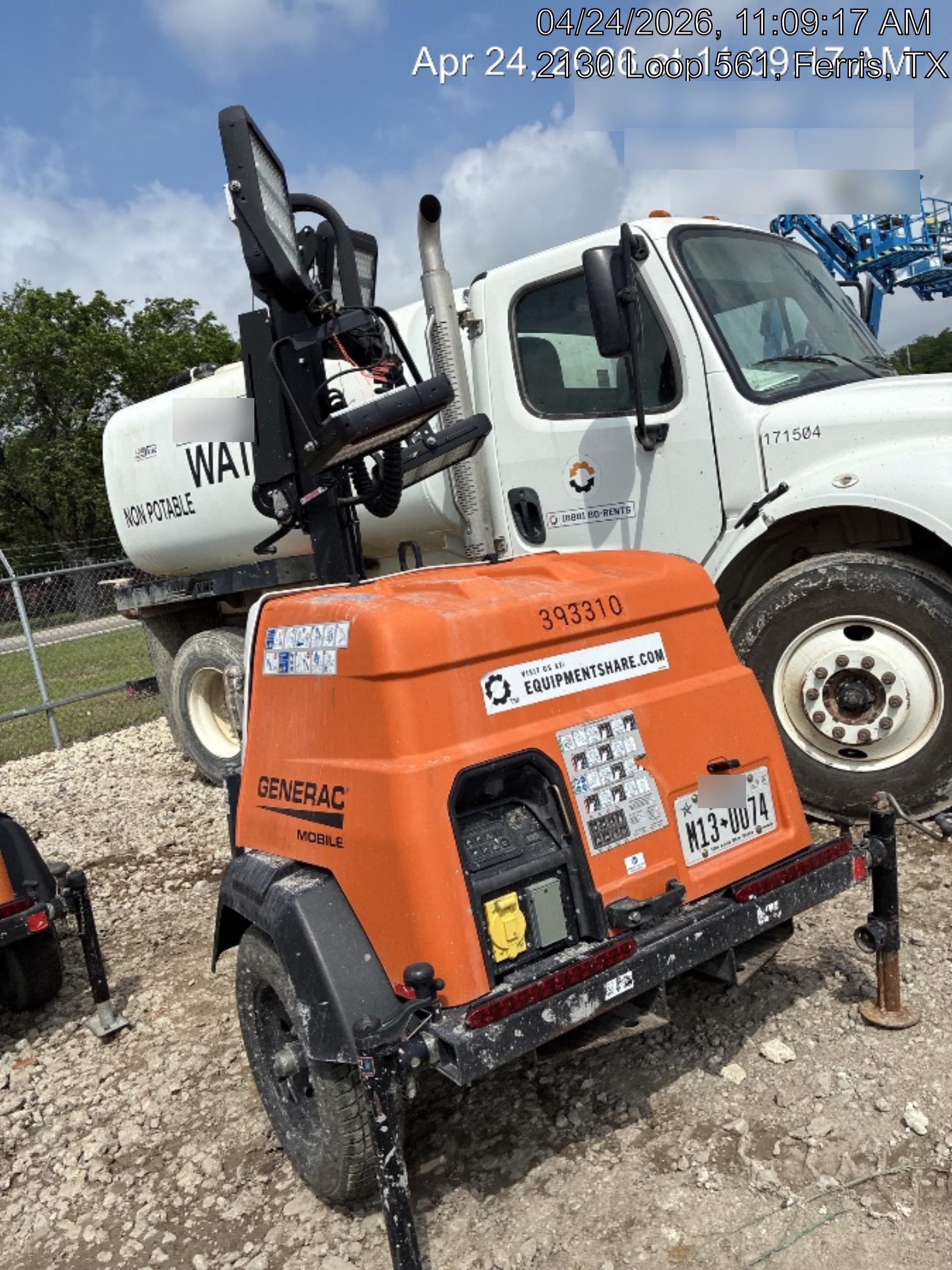 2024 Generac MLT2 Diesel, Flex Switch 120V Input, Powerzone Controller, 
(4) 320W LED Lights, 4kW Generator, 39.9 Gal Fuel Tank, 2" Ball, T3
