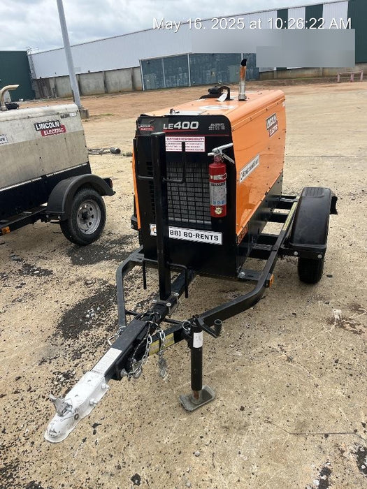 2023 Lincoln Electric LE400 Kubota V1505, Trlr, Cable Rack, Light Kit, ES Decals, T3