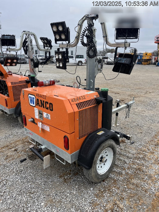 2024 Wanco WLTT-4MM4K Diesel, Mitsubishi L2E, 9.0HP @1800 rpm, Deep Sea Controller, Shore Power Plug, Auto Start, (4) 350W LED Floodlights, 4kW Generator, 60 Gal Fuel Tank, 2" Ball, T3