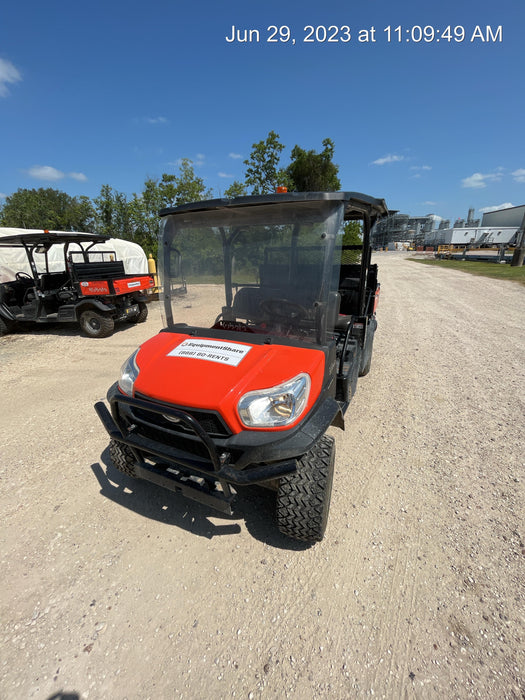 2022 Kubota RTV-X1140W-H Plastic Canopy, Windshield Acrylic Clear, LED Strobe Light, Wire Harness Kit, Back up Alarm