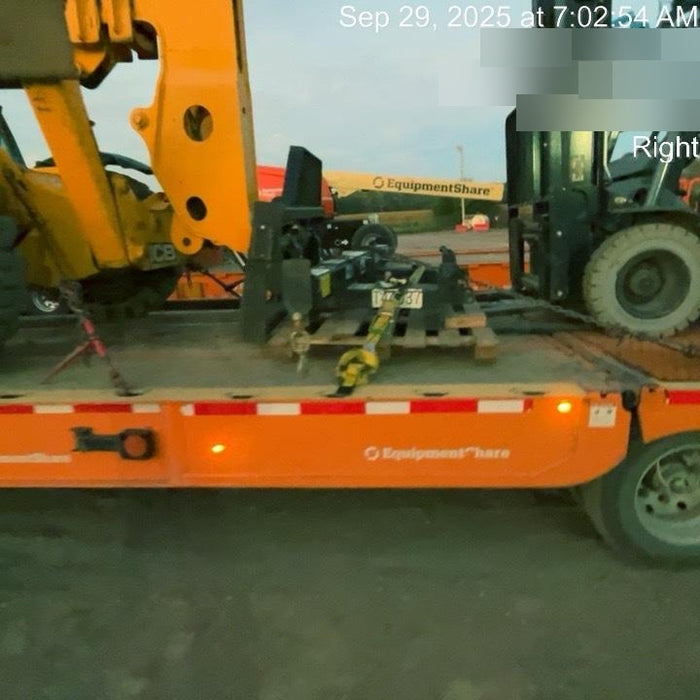 2020 JCB 510-56 Cab/Heat/Air, 74 HP, Solid Tires, STD Worklight, Beacon, Aux Hydraulics, Lifting Eye, Back up Alarm w/66" Carriage/60" Forks