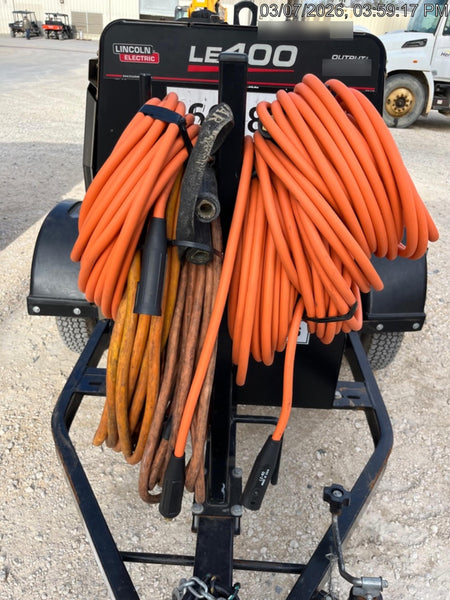 2024 Lincoln Electric LE400 Kubota V1505, Trlr, Cable Rack, Light Kit, ES Decals, T3