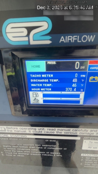 2025 AIRMAN PDSF375DP-6E1