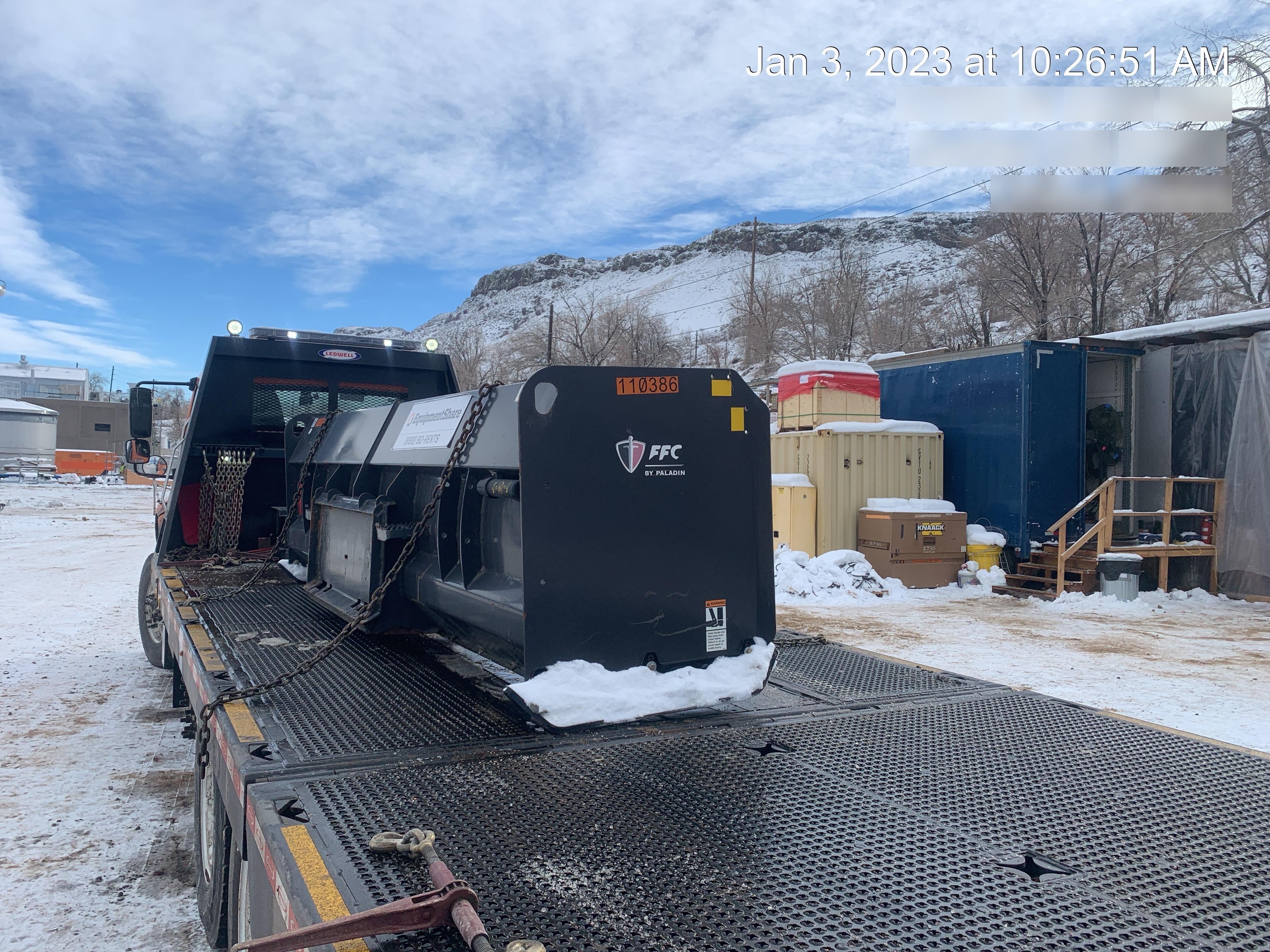 2015 PALADIN 23344-0022 Snow Pusher