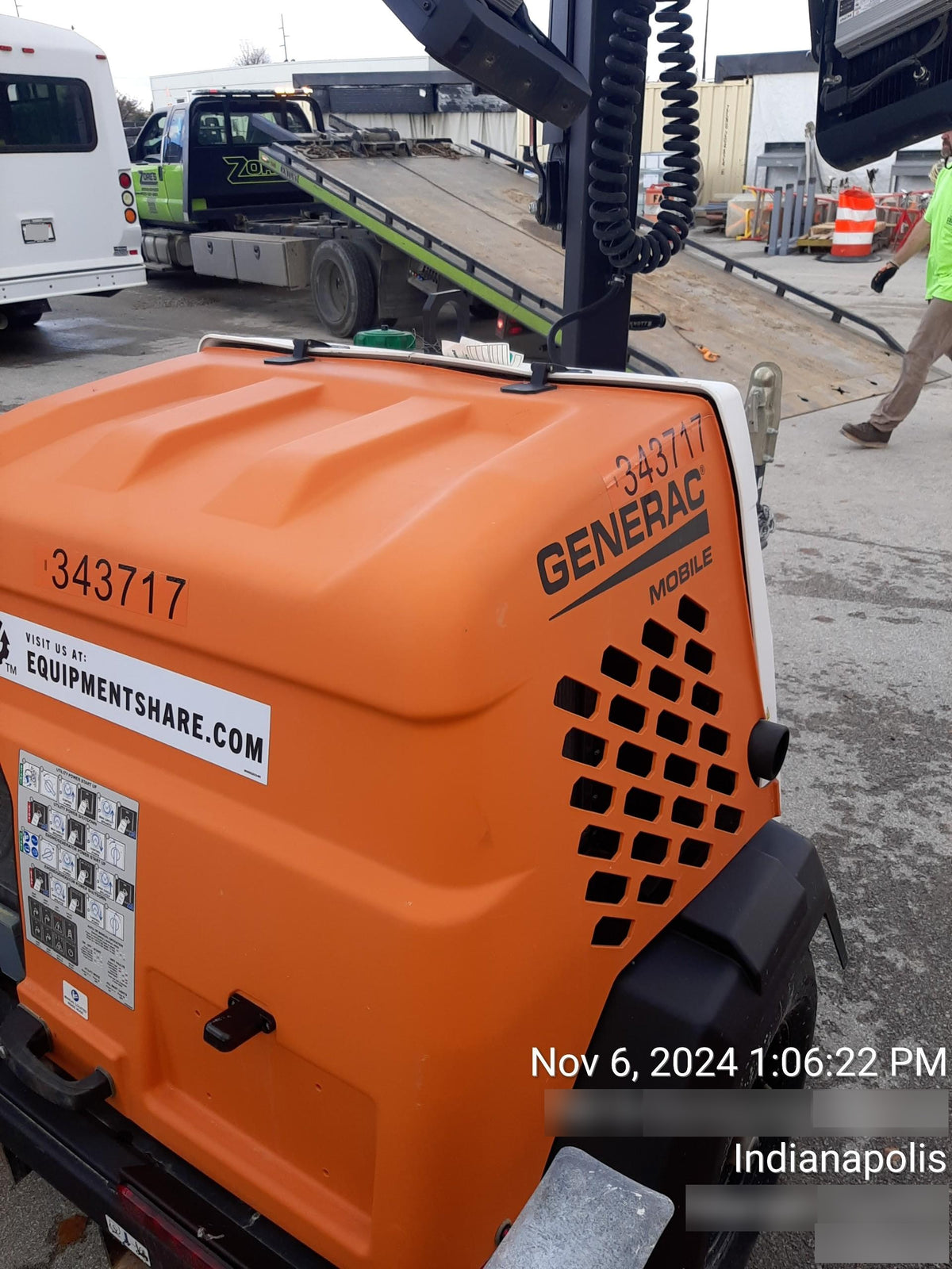 2023 Generac MLT2 Diesel, Flex Switch 120V Input, Powerzone Controller, (4) 320W LED Lights, 4kW Generator, 39.9 Gal Fuel Tank, 2" Ball, T3