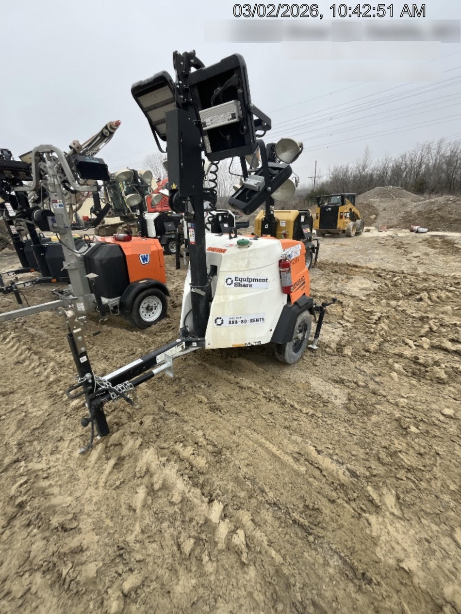 2024 Generac MLT2 Diesel, Flex Switch 120V Input, Powerzone Controller, 
(4) 320W LED Lights, 4kW Generator, 39.9 Gal Fuel Tank, 2" Ball, T3