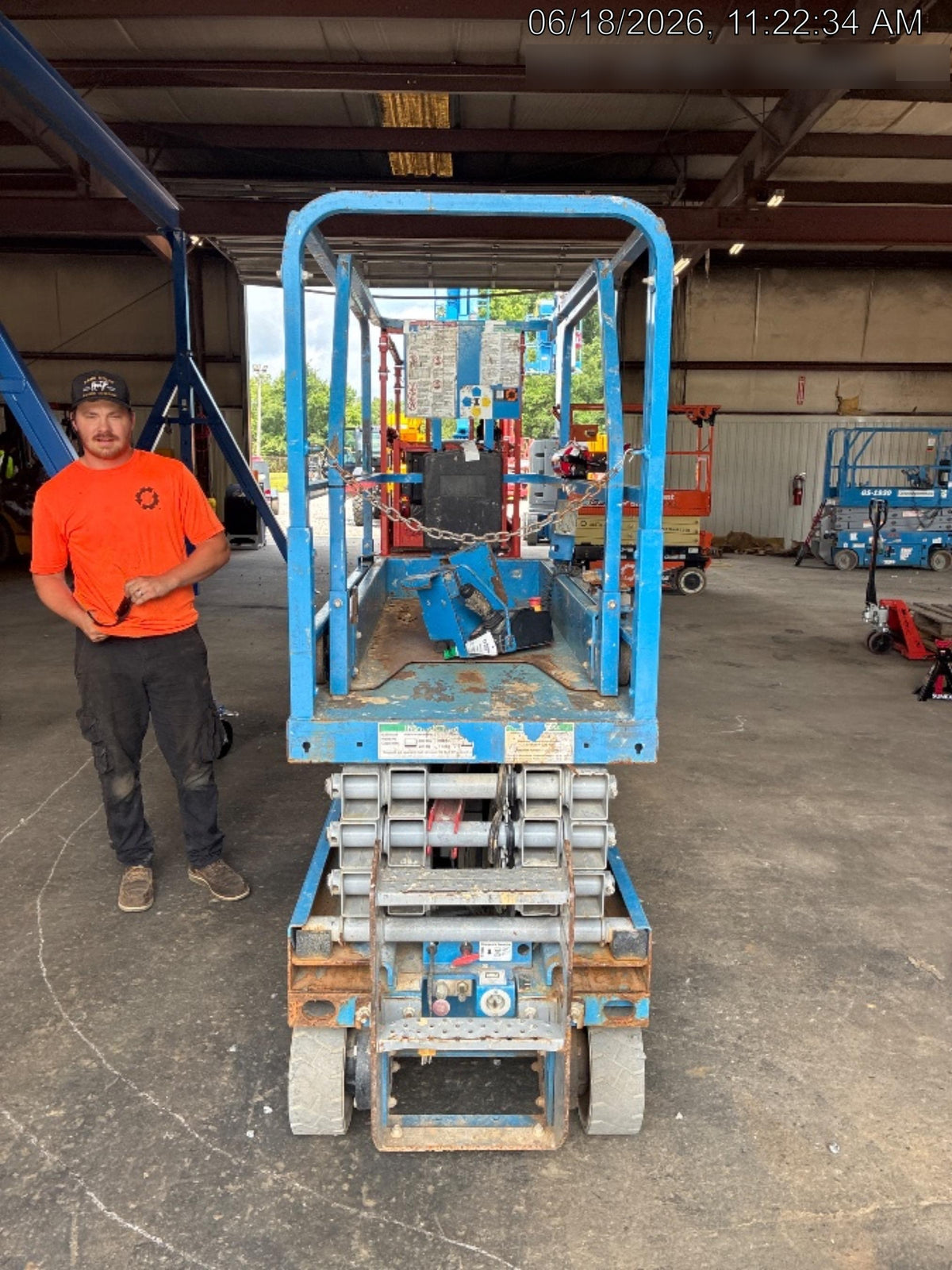 2019 Genie GS-1930 Fixed rails with chain Entry