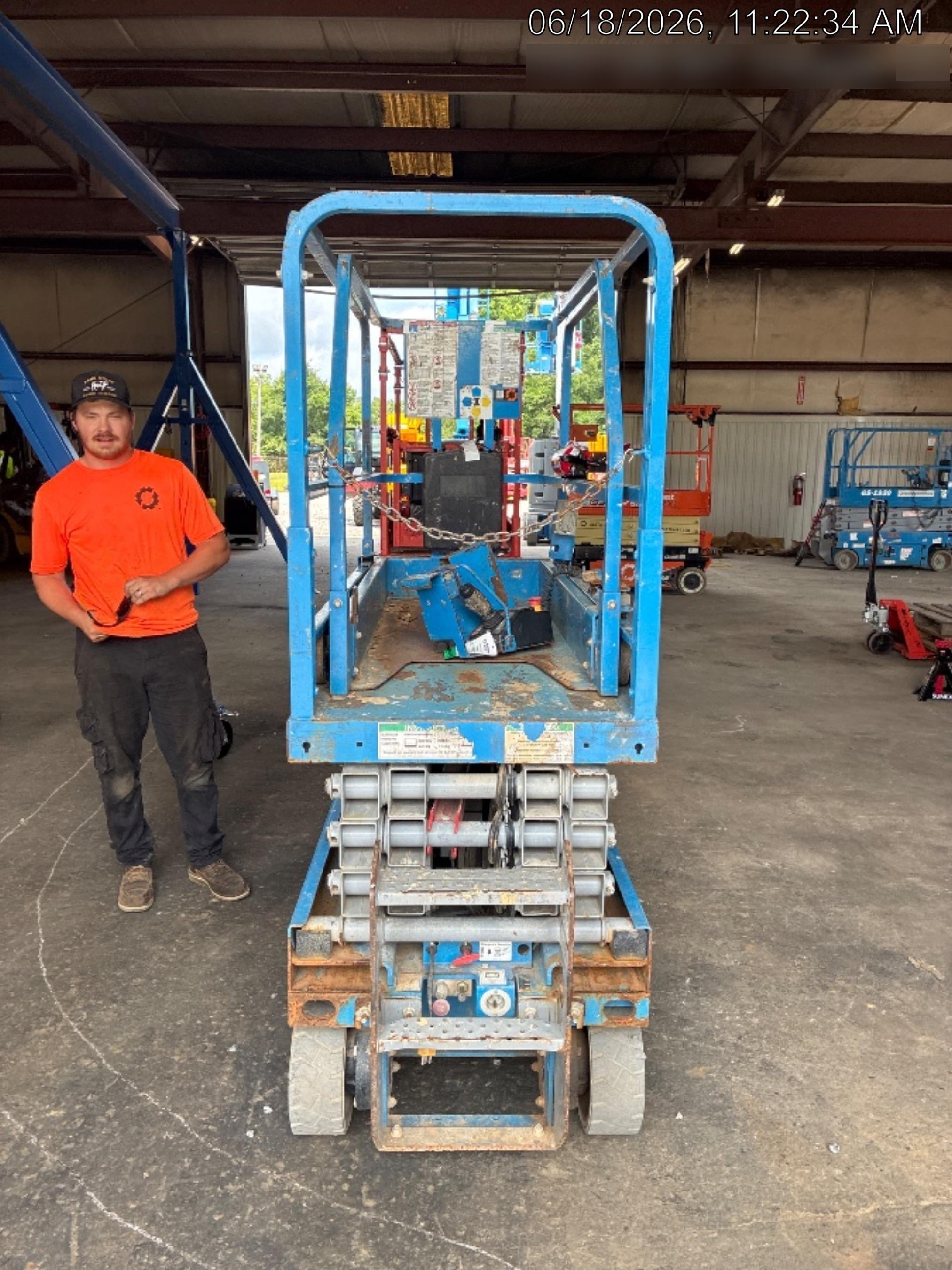 2019 Genie GS-1930 Fixed rails with chain Entry