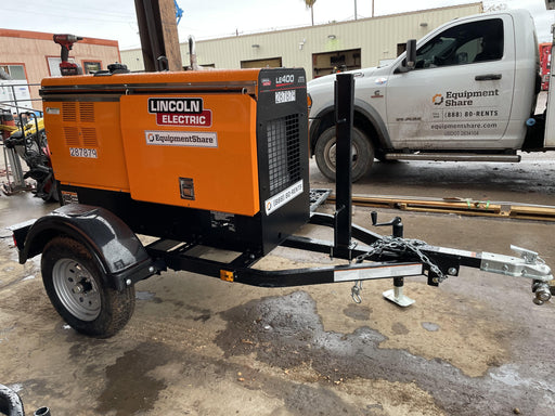 2023 Lincoln Electric LE400 Kubota V1505, Trlr, Cable Rack, Light Kit, ES Decals, T3