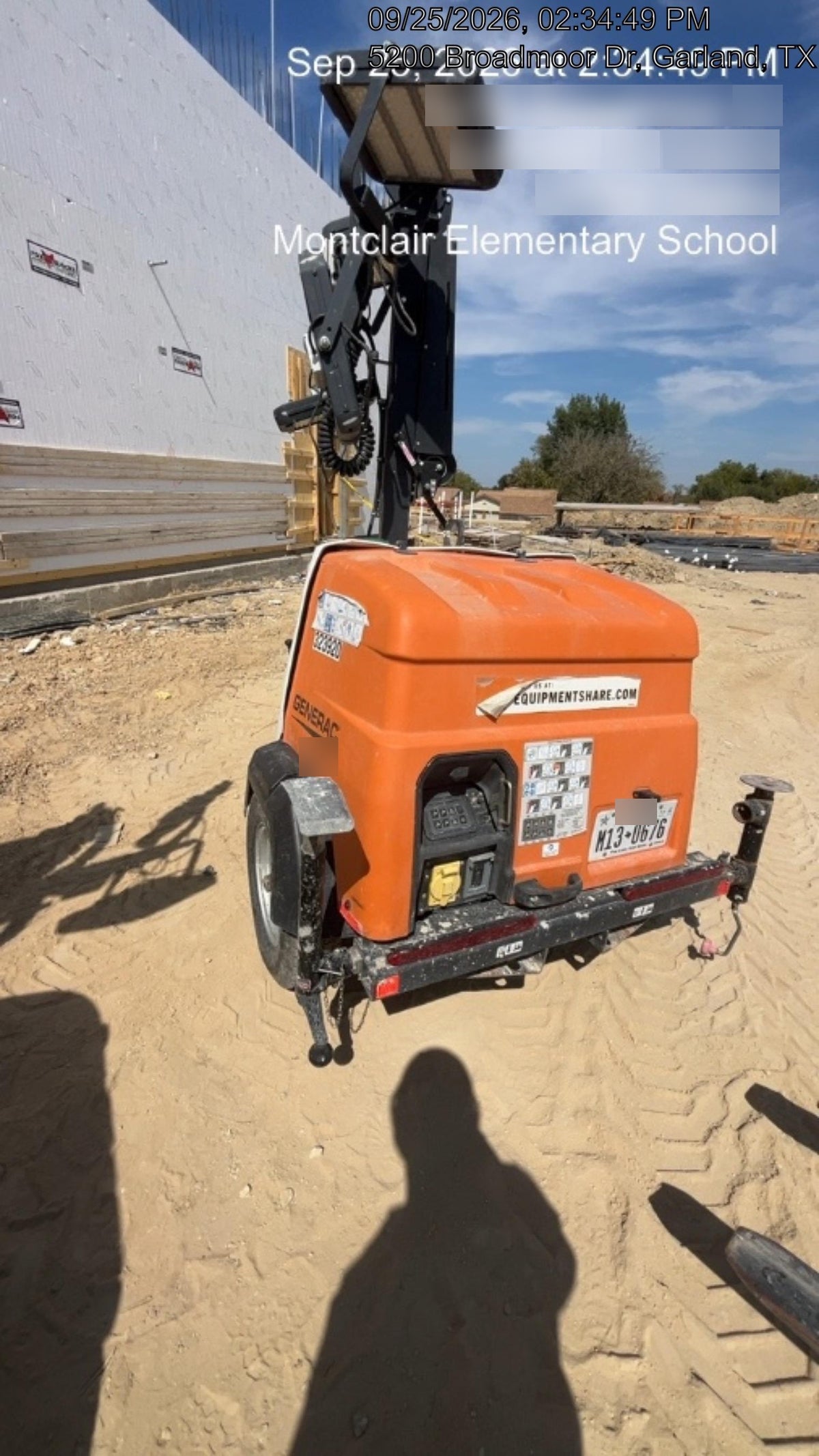 2023 Generac MLT2 Diesel, Flex Switch 120V Input, Powerzone Controller, (4) 320W LED Lights, 4kW Generator, 39.9 Gal Fuel Tank, 2" Ball, T3