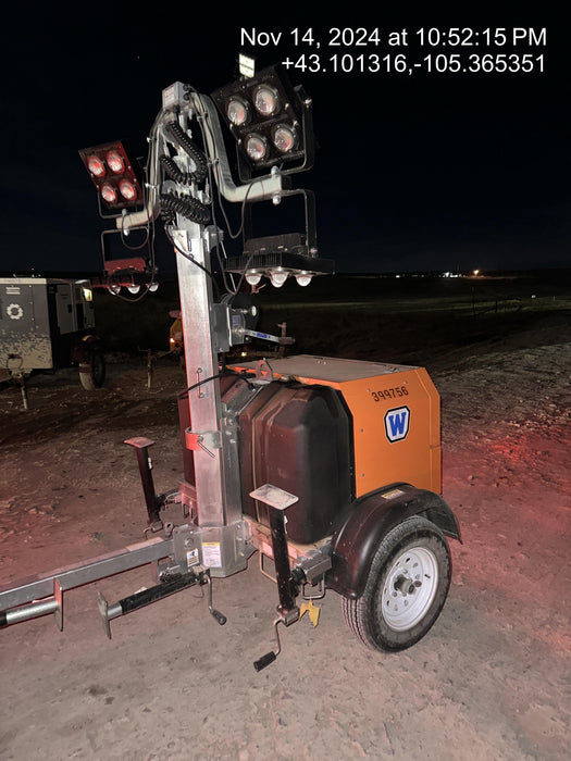 2024 Wanco WLTT-4MM4K Diesel, Deep Sea Controller, Shore Power Plug, Auto Start, (4) 350W LED Floodlights, 4kW Generator, 60 Gal Fuel Tank, 2" Ball, T3