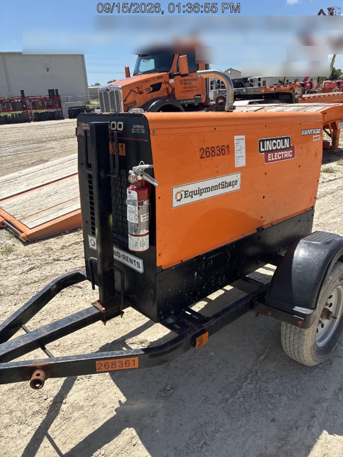 2022 Lincoln Electric LE400 Kubota V1505, Trlr, Cable Rack, Light Kit, ES Decals, T3