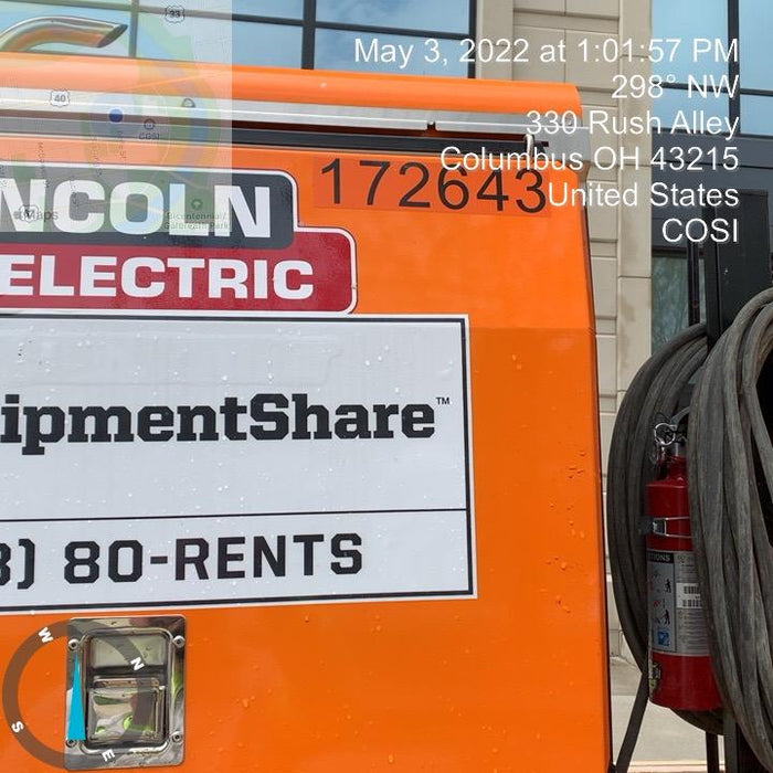 2021 Lincoln Electric Vantage 322 Vantage 322 Ready Pak 3 w/ Decals, ORANGE (includes trailer, cable rack, fender light kit) NO Telematics