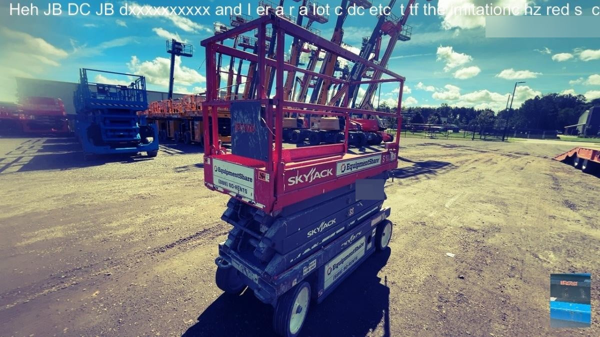 2019 Skyjack SJIII-3226 Standard Options, Trojan Batteries