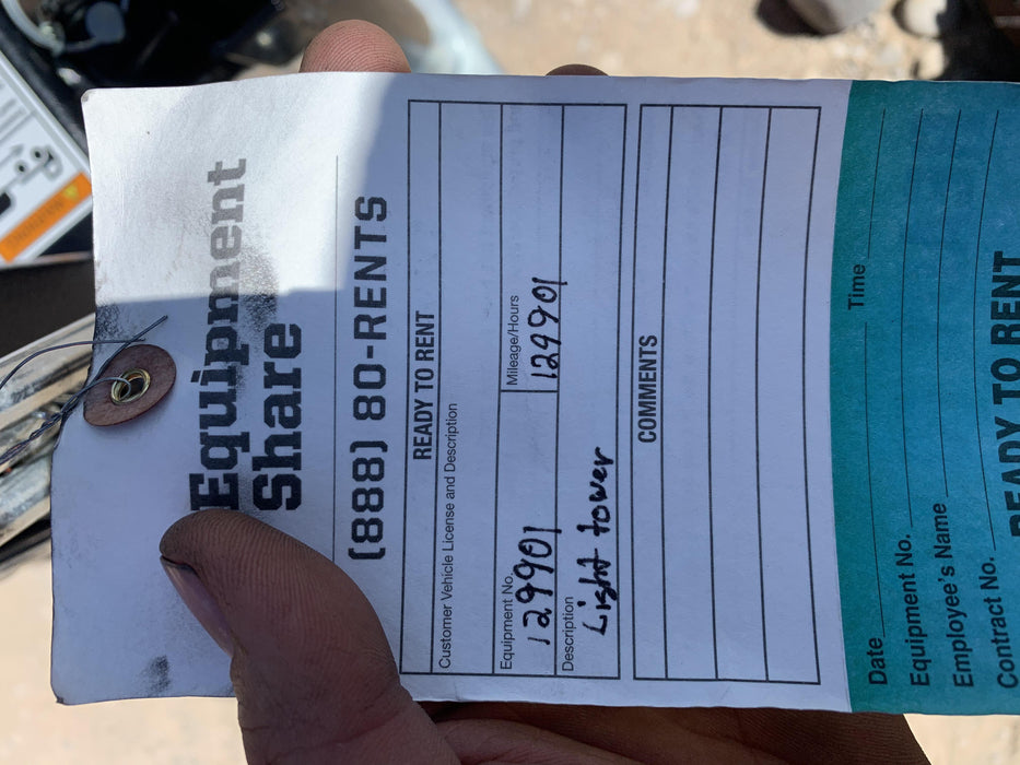 2021 Allmand NLV3GR (4) LED Light Fixture 350W, 23' Vertical Mast, 3kW Prime, Towable, Deep Sea L401, Leveling Jacks, Yanmar T4F 5.8hp