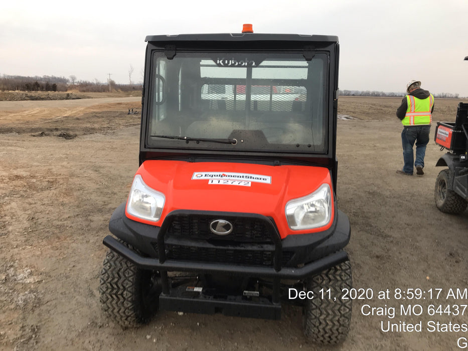 2020 Kubota RTV-X1140 4 Seat UTV, 4WD, Canopy, Standard Rental Spec