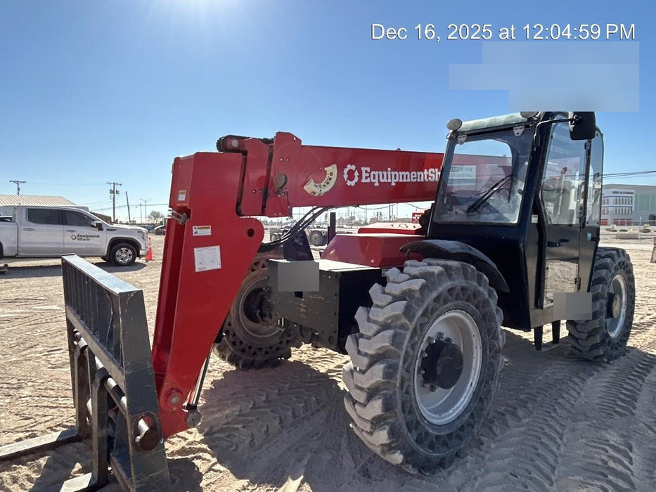 2019 Manitou MTA12042 120hp T4F, Cab/Heat/Air, Cab and Boom LED work lights, Auxiliary Hydraulics, Solid Tires, Amber strobe, Lift Hook 66" Carriage, 60" Forks